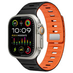 Bracelet de montre en silicone à boucle magnétique xDfind Norman, pour Apple Watch 42 / 44 / 45 / 46 / 49mm, pour Apple Watch 38 / 40 / 41 / S11 42mm