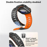 Bracelet de montre en silicone à boucle magnétique xDfind Norman, pour Apple Watch 42 / 44 / 45 / 46 / 49mm, pour Apple Watch 38 / 40 / 41 / S11 42mm