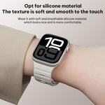 Bracelet de montre en silicone à boucle magnétique xDfind Norman, pour Apple Watch 42 / 44 / 45 / 46 / 49mm, pour Apple Watch 38 / 40 / 41 / S11 42mm