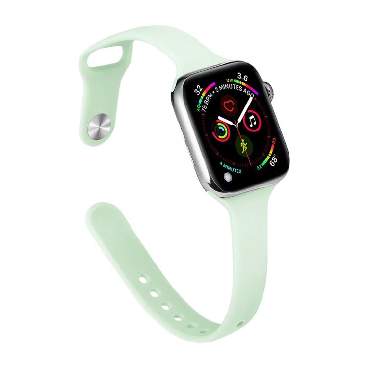 Bracelet de montre en silicone à petite taille et boucle inversée xDfind, pour Apple Watch 42 / 44 / 45 / 46 / 49 mm, pour Apple Watch 38 / 40 / 41 / S11 42 mm