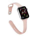 Bracelet de montre en silicone à petite taille et boucle inversée xDfind, pour Apple Watch 42 / 44 / 45 / 46 / 49 mm, pour Apple Watch 38 / 40 / 41 / S11 42 mm