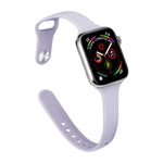 Bracelet de montre en silicone à petite taille et boucle inversée xDfind, pour Apple Watch 42 / 44 / 45 / 46 / 49 mm, pour Apple Watch 38 / 40 / 41 / S11 42 mm