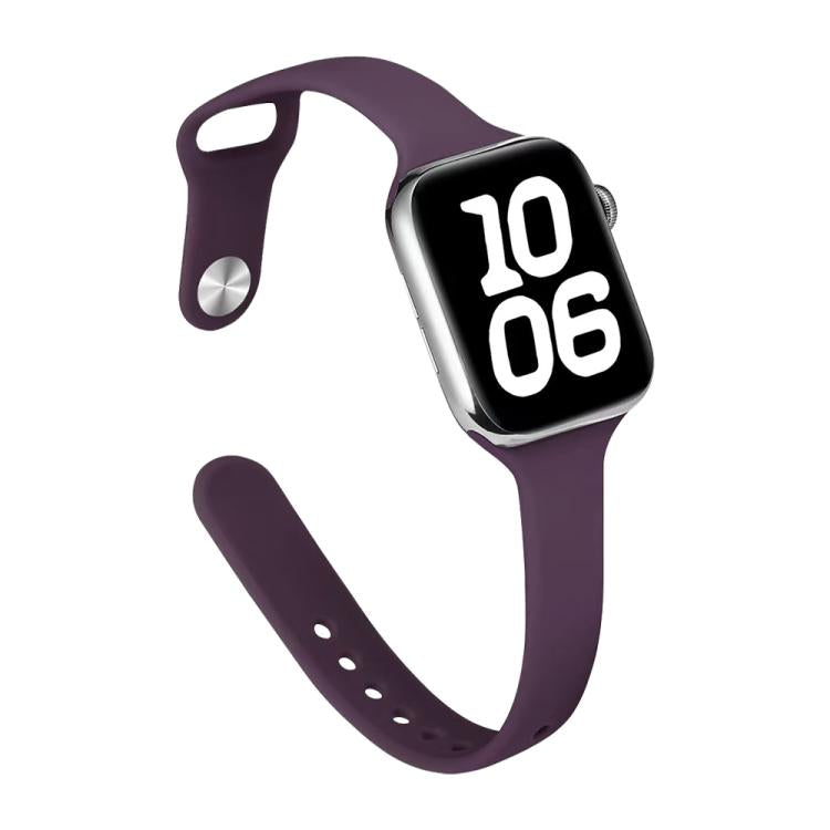 Bracelet de montre en silicone à petite taille et boucle inversée xDfind, pour Apple Watch 42 / 44 / 45 / 46 / 49 mm, pour Apple Watch 38 / 40 / 41 / S11 42 mm