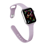 Bracelet de montre en silicone à petite taille et boucle inversée xDfind, pour Apple Watch 42 / 44 / 45 / 46 / 49 mm, pour Apple Watch 38 / 40 / 41 / S11 42 mm