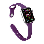 Bracelet de montre en silicone à petite taille et boucle inversée xDfind, pour Apple Watch 42 / 44 / 45 / 46 / 49 mm, pour Apple Watch 38 / 40 / 41 / S11 42 mm