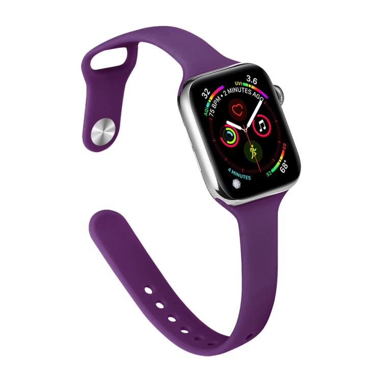 Bracelet de montre en silicone à petite taille et boucle inversée xDfind, pour Apple Watch 42 / 44 / 45 / 46 / 49 mm, pour Apple Watch 38 / 40 / 41 / S11 42 mm