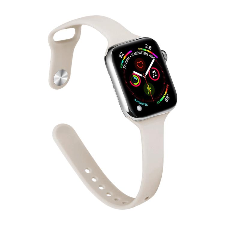 Bracelet de montre en silicone à petite taille et boucle inversée xDfind, pour Apple Watch 42 / 44 / 45 / 46 / 49 mm, pour Apple Watch 38 / 40 / 41 / S11 42 mm