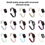 Bracelet de montre en silicone à petite taille et boucle inversée xDfind, pour Apple Watch 42 / 44 / 45 / 46 / 49 mm, pour Apple Watch 38 / 40 / 41 / S11 42 mm