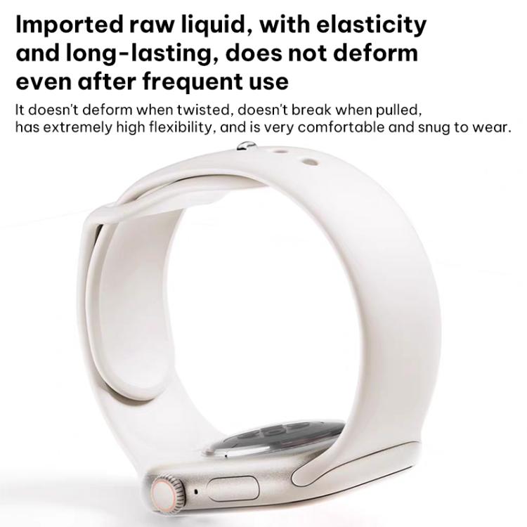 Bracelet de montre en silicone à petite taille et boucle inversée xDfind, pour Apple Watch 42 / 44 / 45 / 46 / 49 mm, pour Apple Watch 38 / 40 / 41 / S11 42 mm