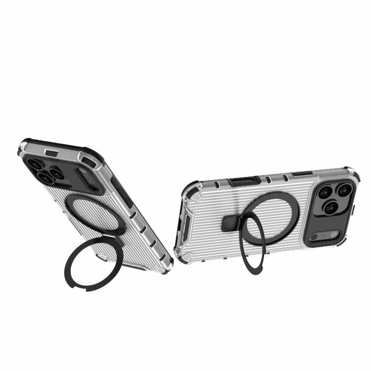 Coque de téléphone antichoc avec support à grille, Pour iPhone 17 Pro Max, Pour iPhone 17 Pro, Pour iPhone 17, Pour iPhone Air