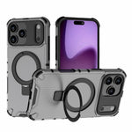 Coque de téléphone antichoc avec support à grille, Pour iPhone 17 Pro Max, Pour iPhone 17 Pro, Pour iPhone 17, Pour iPhone Air