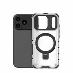 Coque de téléphone antichoc avec support à grille, Pour iPhone 17 Pro Max, Pour iPhone 17 Pro, Pour iPhone 17, Pour iPhone Air