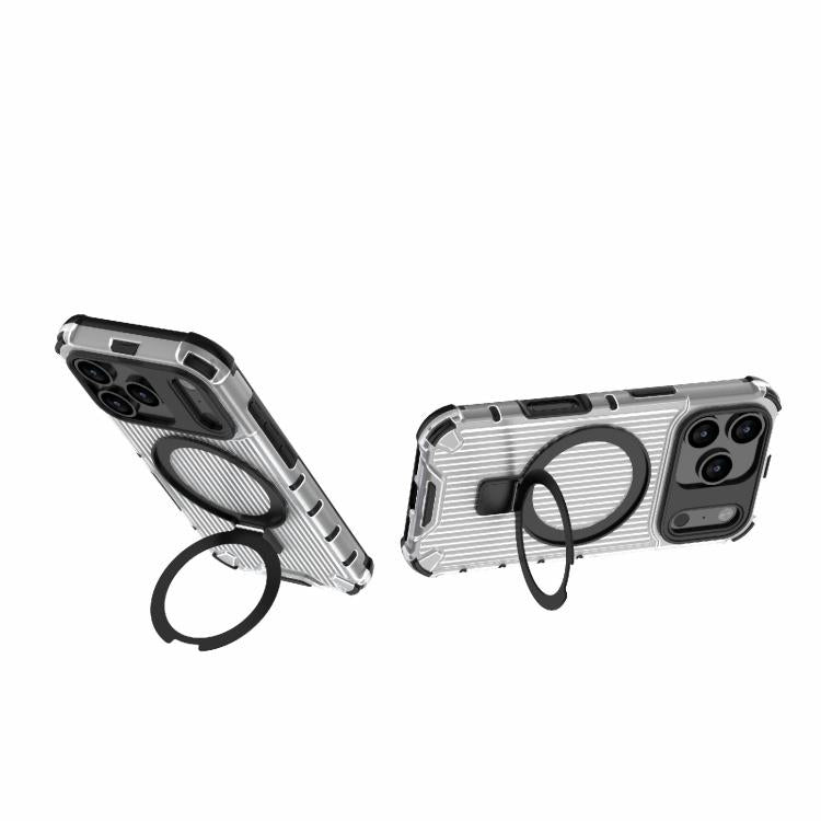 Coque de téléphone antichoc avec support à grille, Pour iPhone 17 Pro Max, Pour iPhone 17 Pro, Pour iPhone 17, Pour iPhone Air
