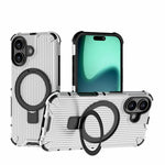 Coque de téléphone antichoc avec support à grille, Pour iPhone 17 Pro Max, Pour iPhone 17 Pro, Pour iPhone 17, Pour iPhone Air