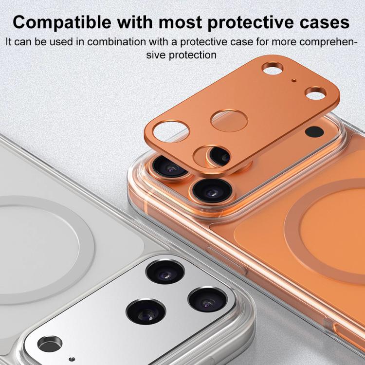 XDcase Protection d'objectif d'appareil photo métallique plat et creux, pour iPhone 17