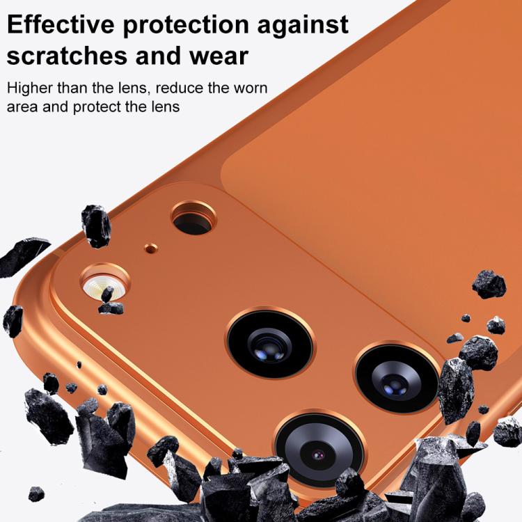 XDcase Protection d'objectif d'appareil photo métallique plat et creux, pour iPhone 17