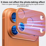 XDcase Protection d'objectif d'appareil photo métallique plat et creux, pour iPhone 17