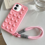 Coque de téléphone en silicone à ventouse simple avec lanière, Pour iPhone 17 Pro Max, Pour iPhone 17 Pro, Pour iPhone 17, Pour iPhone Air, Pour iPhone 16 Pro Max, Pour iPhone 16 Pro, Pour iPhone 16 Plus, Pour iPhone 16