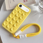Coque de téléphone en silicone à ventouse simple avec lanière, Pour iPhone 17 Pro Max, Pour iPhone 17 Pro, Pour iPhone 17, Pour iPhone Air, Pour iPhone 16 Pro Max, Pour iPhone 16 Pro, Pour iPhone 16 Plus, Pour iPhone 16