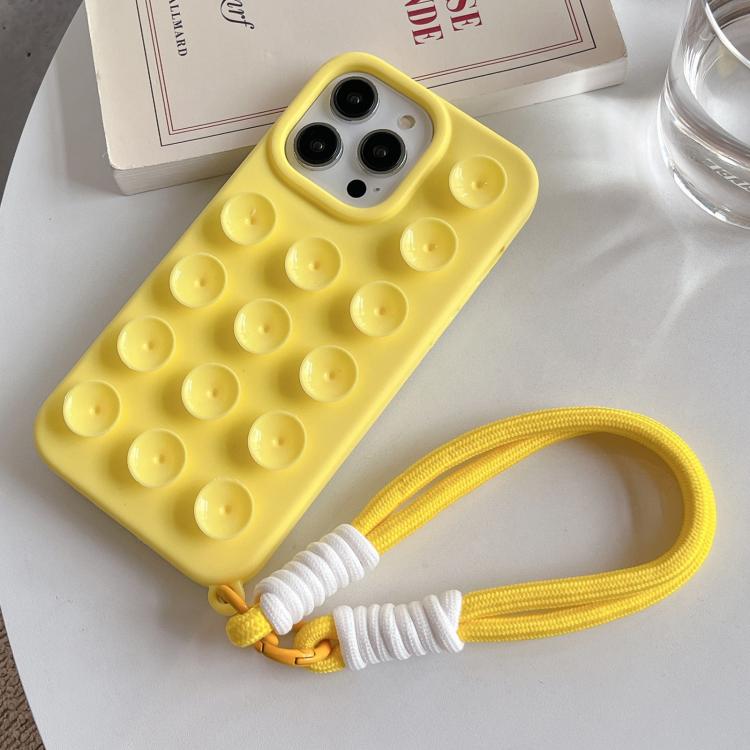 Coque de téléphone en silicone à ventouse simple avec lanière, Pour iPhone 17 Pro Max, Pour iPhone 17 Pro, Pour iPhone 17, Pour iPhone Air, Pour iPhone 16 Pro Max, Pour iPhone 16 Pro, Pour iPhone 16 Plus, Pour iPhone 16