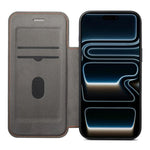 Coque de téléphone ESEBLE ultra-fine en cuir végétalien magnétique avec fente pour cartes, pour iPhone 17 Pro Max, pour iPhone 17 Pro, pour iPhone 17, pour iPhone Air
