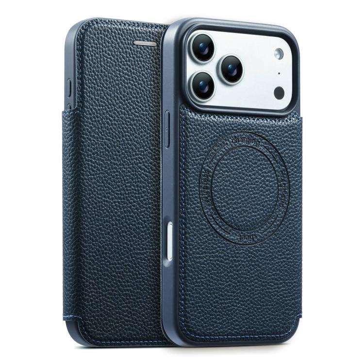 Coque de téléphone ESEBLE ultra-fine en cuir végétalien magnétique avec fente pour cartes, pour iPhone 17 Pro Max, pour iPhone 17 Pro, pour iPhone 17, pour iPhone Air