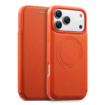 Coque de téléphone ESEBLE ultra-fine en cuir végétalien magnétique avec fente pour cartes, pour iPhone 17 Pro Max, pour iPhone 17 Pro, pour iPhone 17, pour iPhone Air