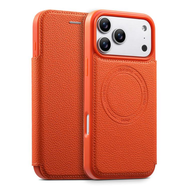 Coque de téléphone ESEBLE ultra-fine en cuir végétalien magnétique avec fente pour cartes, pour iPhone 17 Pro Max, pour iPhone 17 Pro, pour iPhone 17, pour iPhone Air