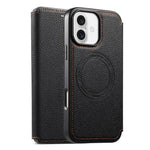 Coque de téléphone ESEBLE ultra-fine en cuir végétalien magnétique avec fente pour cartes, pour iPhone 17 Pro Max, pour iPhone 17 Pro, pour iPhone 17, pour iPhone Air