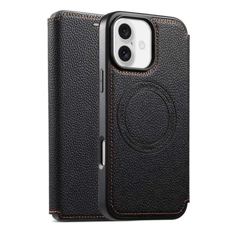 Coque de téléphone ESEBLE ultra-fine en cuir végétalien magnétique avec fente pour cartes, pour iPhone 17 Pro Max, pour iPhone 17 Pro, pour iPhone 17, pour iPhone Air