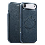 Coque de téléphone ESEBLE ultra-fine en cuir végétalien magnétique avec fente pour cartes, pour iPhone 17 Pro Max, pour iPhone 17 Pro, pour iPhone 17, pour iPhone Air
