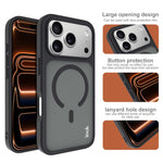 Coque de téléphone antichoc magnétique iMak UX-9C Series PC + TPU, pour iPhone 17 Pro Max, pour iPhone 17 Pro