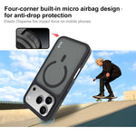 Coque de téléphone antichoc magnétique iMak UX-9C Series PC + TPU, pour iPhone 17 Pro Max, pour iPhone 17 Pro