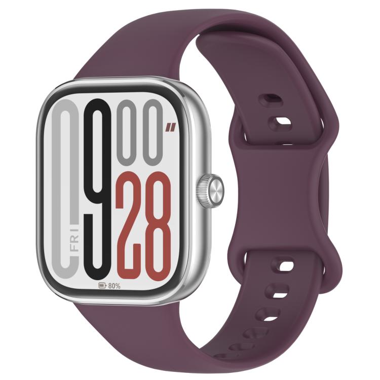 xDfind Solid Color Butterfly Buckle Silicone Watch Band, For Xiaomi Band 10 Pro / 9 Pro / Redmi Watch 6