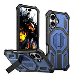 Étui de téléphone antichoc magnétique avec support métallique caché, Pour iPhone 17 Pro Max, Pour iPhone 17 Pro, Pour iPhone 17, Pour iPhone Air, Pour iPhone 16 Pro Max, Pour iPhone 16 Pro, Pour iPhone 16 Plus, Pour iPhone 16