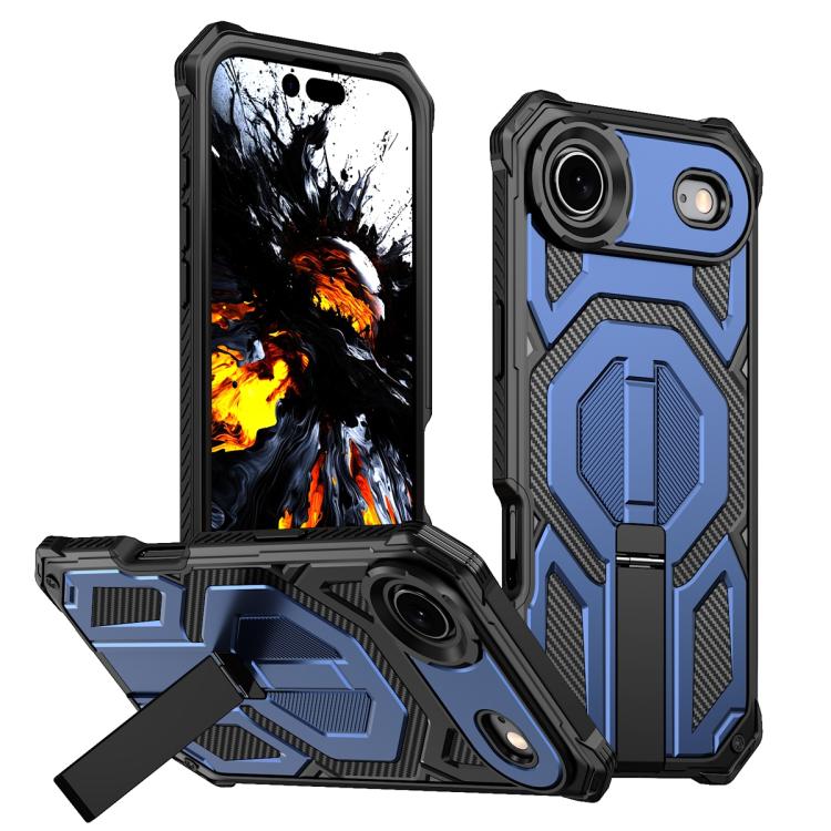 Étui de téléphone antichoc magnétique avec support métallique caché, Pour iPhone 17 Pro Max, Pour iPhone 17 Pro, Pour iPhone 17, Pour iPhone Air, Pour iPhone 16 Pro Max, Pour iPhone 16 Pro, Pour iPhone 16 Plus, Pour iPhone 16