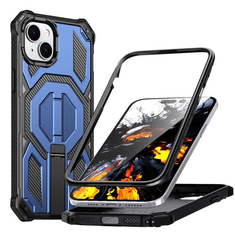 Étui de téléphone antichoc magnétique avec support métallique caché, pour iPhone 15 Pro Max, pour iPhone 15 Pro, pour iPhone 15 Plus / 14 Plus, pour iPhone 15, pour iPhone 14 / 13, pour iPhone 14 Pro, pour iPhone 14 Pro Max, pour iPhone 13 Pro Max