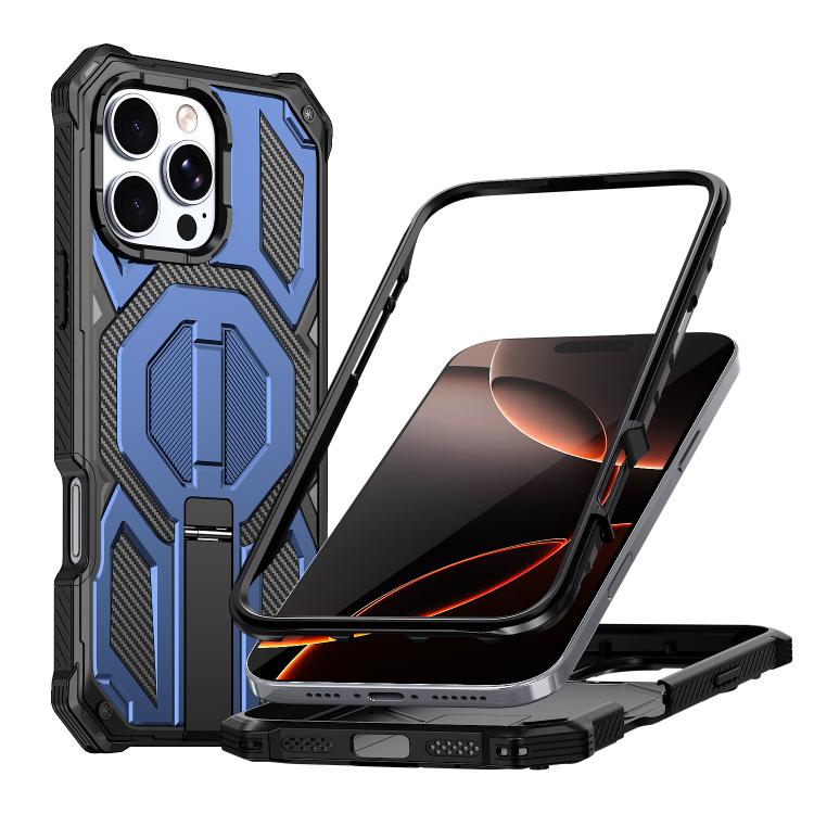 Étui de téléphone antichoc magnétique avec support métallique caché, Pour iPhone 17 Pro Max, Pour iPhone 17 Pro, Pour iPhone 17, Pour iPhone Air, Pour iPhone 16 Pro Max, Pour iPhone 16 Pro, Pour iPhone 16 Plus, Pour iPhone 16