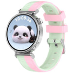 xDfind Ice Crystal Texture Two Color Silicone Watch Band, For Huawei Watch GT 6 / 5 / 4 41mm