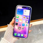 Coque de téléphone Cœur d'amour Double-face en strass Flash IMD, Pour iPhone 17e / 16e, Pour iPhone 17 Pro Max, Pour iPhone 17 Pro, Pour iPhone 17, Pour iPhone Air