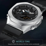 Montre électronique lumineuse d'extérieur NORTH EDGE Mercury en alliage de zinc 5 ATM