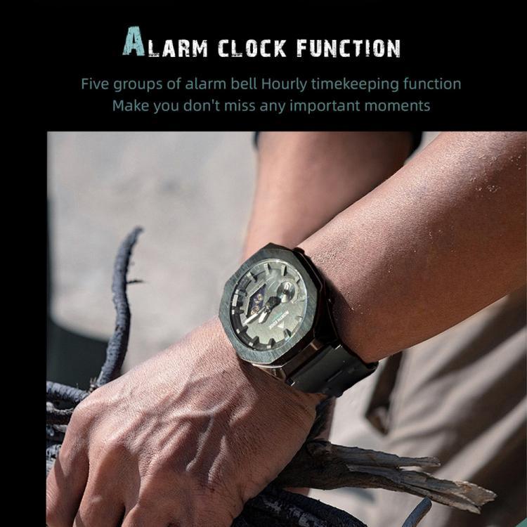 Montre électronique lumineuse d'extérieur NORTH EDGE Mercury en alliage de zinc 5 ATM