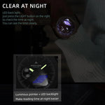 Montre électronique lumineuse d'extérieur NORTH EDGE Mercury en alliage de zinc 5 ATM