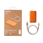Kit chargeur rapide MOMAX UM79 Ultra 45W 2 ports GaN Slim, prise US