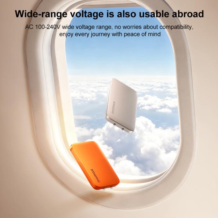 Kit chargeur rapide MOMAX UM79 Ultra 45W 2 ports GaN Slim, prise US