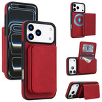 Étui portefeuille magnétique détachable en similicuir rétro avec blocage RFID pour iPhone 17 Pro Max, pour iPhone 17 Pro