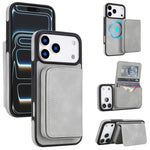 Étui portefeuille magnétique détachable en similicuir rétro avec blocage RFID pour iPhone 17 Pro Max, pour iPhone 17 Pro