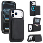 Étui portefeuille magnétique détachable en similicuir rétro avec blocage RFID pour iPhone 17 Pro Max, pour iPhone 17 Pro