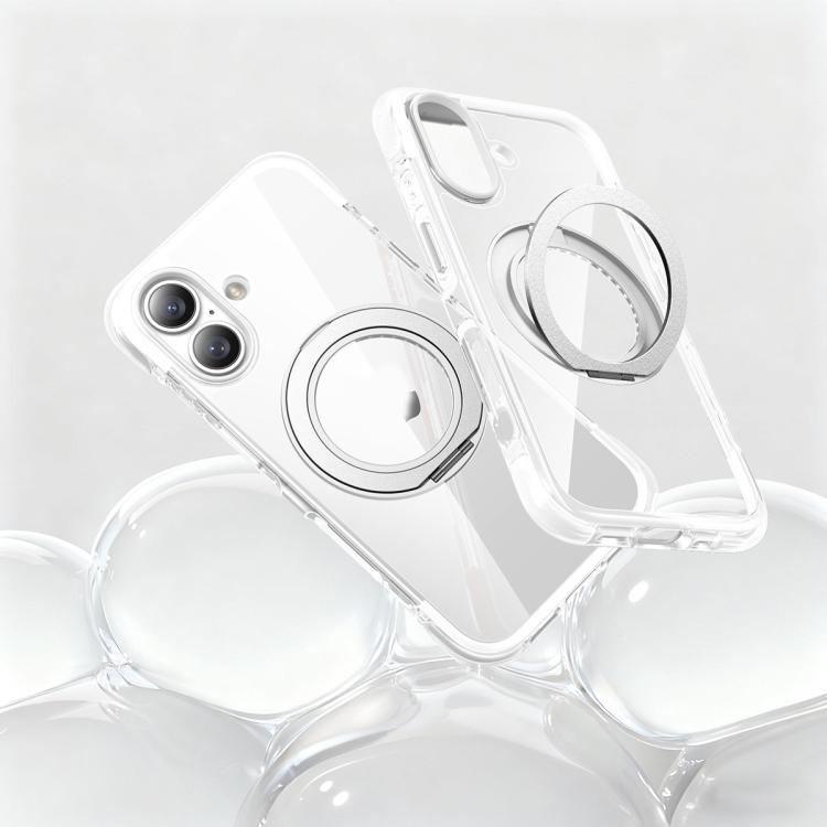 Coque de téléphone antichoc magnétique avec support rotatif à 360° en TPU et acrylique, avec coussin gonflable sous vide, pour iPhone 17 Pro Max, pour iPhone 17 Pro, pour iPhone 17