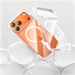 Coque de téléphone antichoc magnétique en TPU Airbag sous vide + Acrylique, Pour iPhone 17 Pro Max, Pour iPhone 17 Pro, Pour iPhone 17